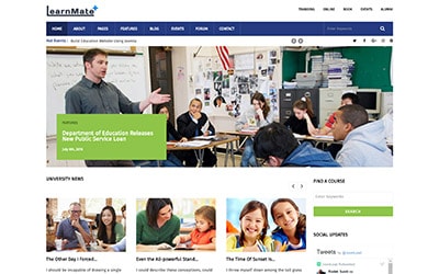 Learnmate School Education Joomla Template