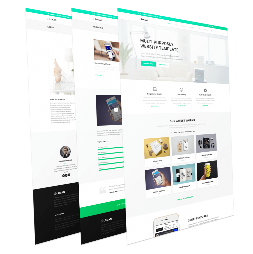 Logan - Responsive Multi Purpose Joomla Template