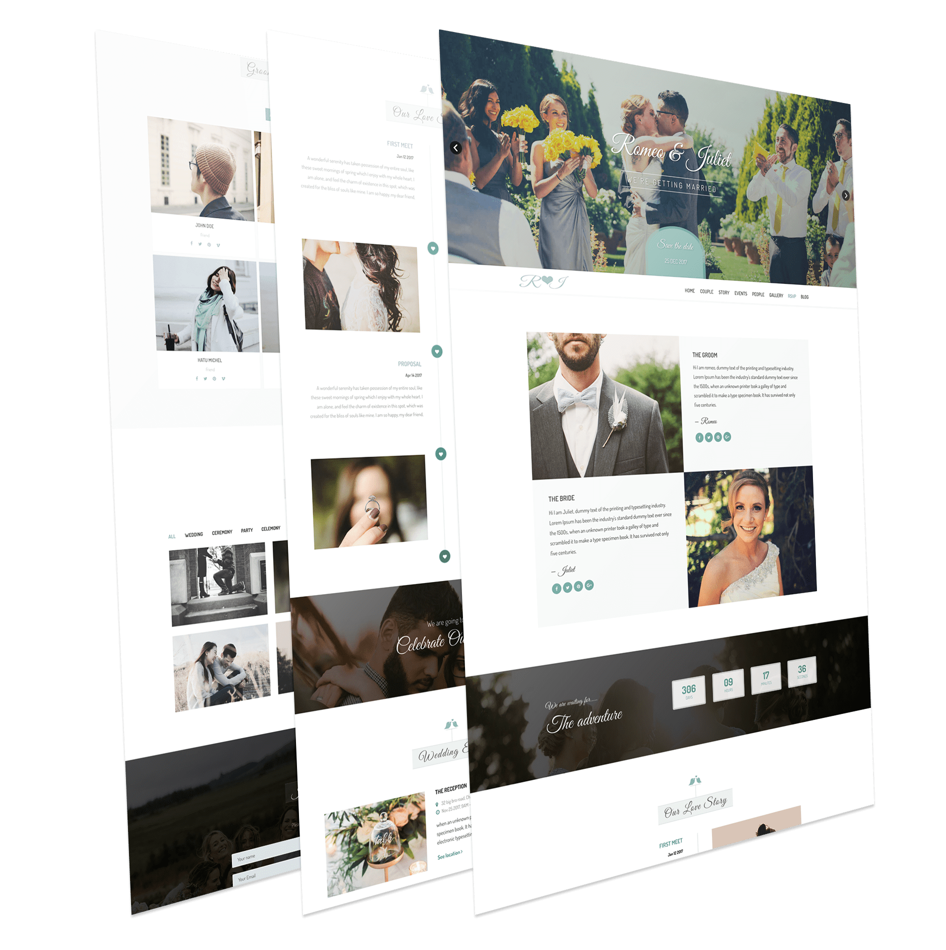 Destiny photographer wedding joomla template