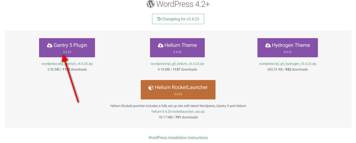 Gantry5 framework wordpress