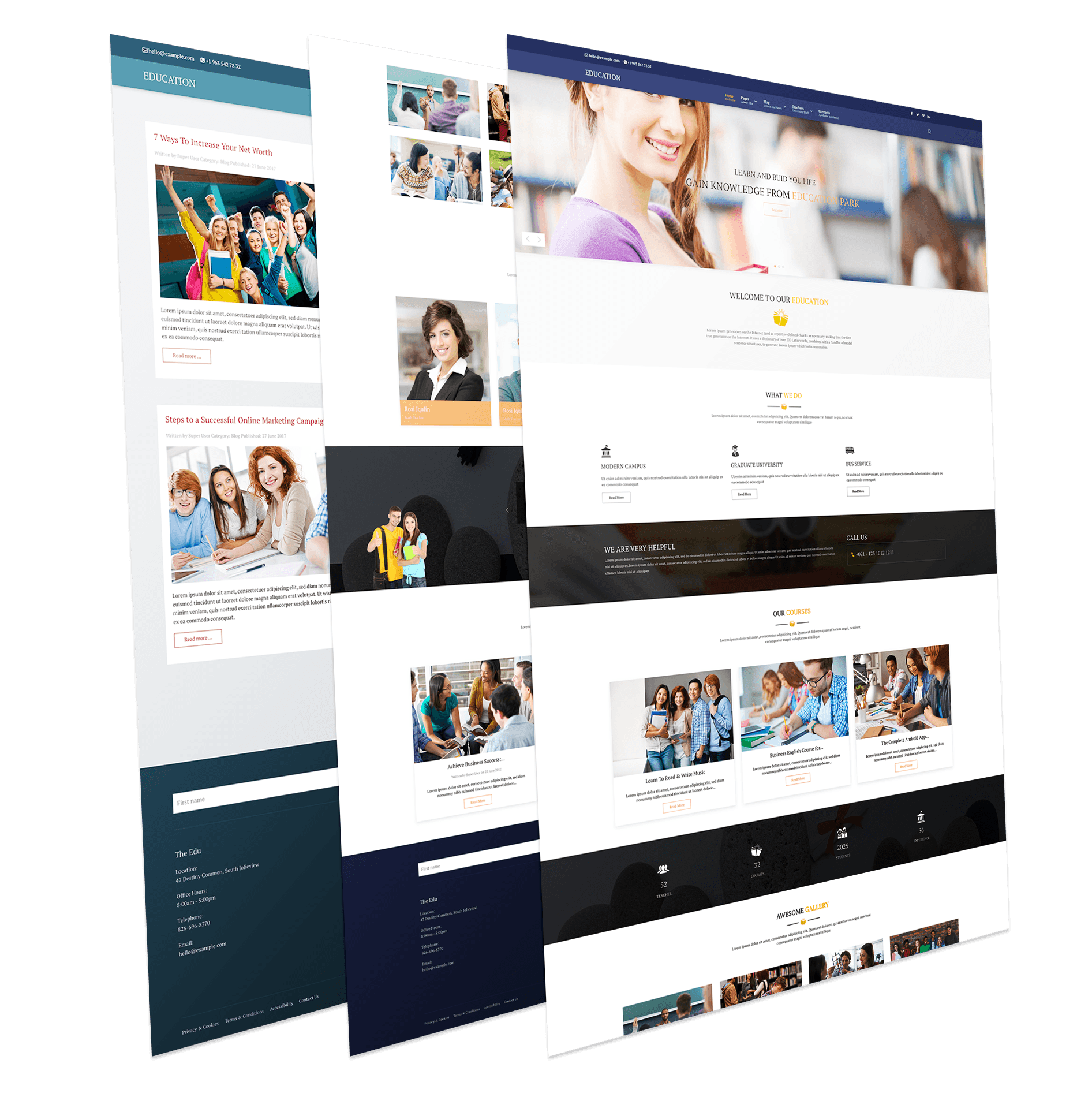 Edu - Education & University Joomla 5 Template