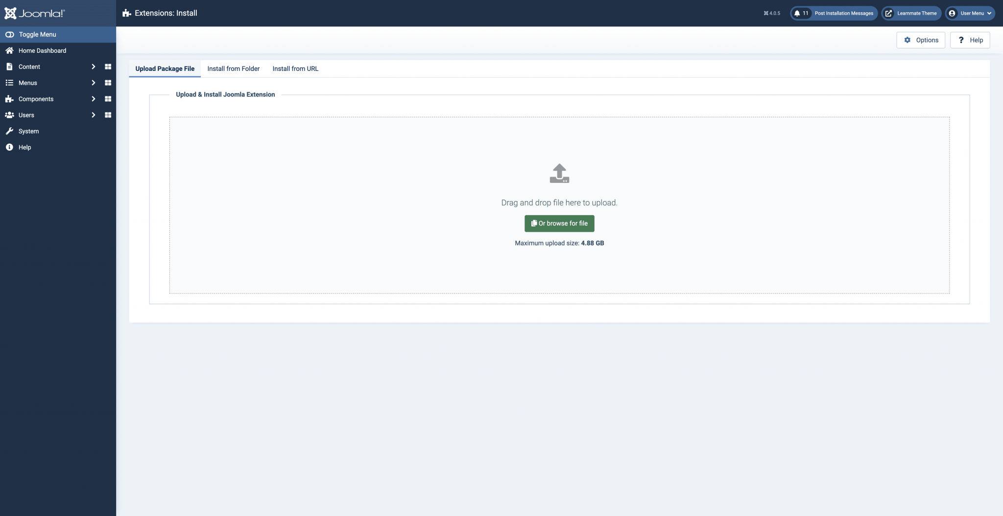Joomla 5 Quickstart Documentation - JoomLead